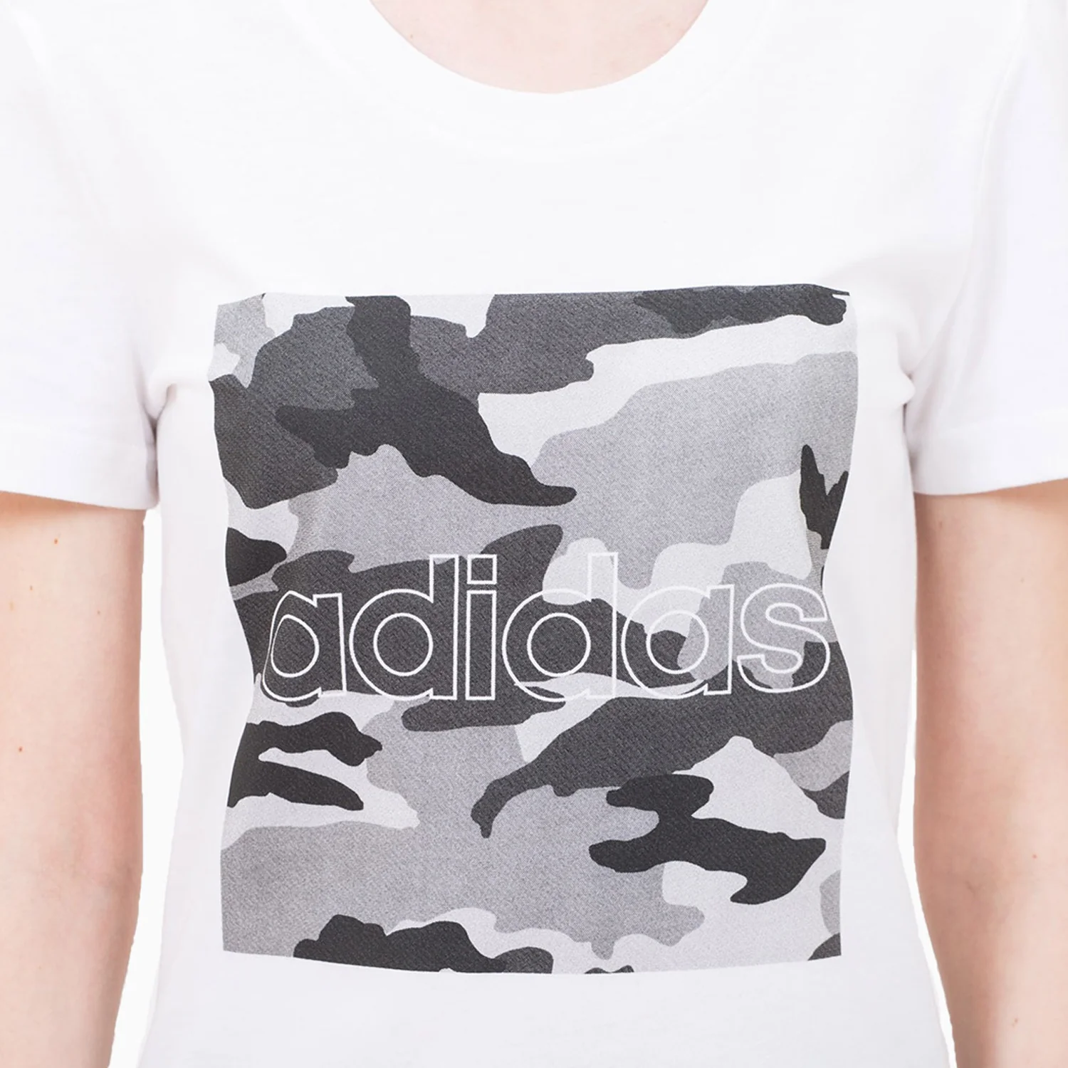Women's Boxed Camo Graphic T Shirt - Image 6