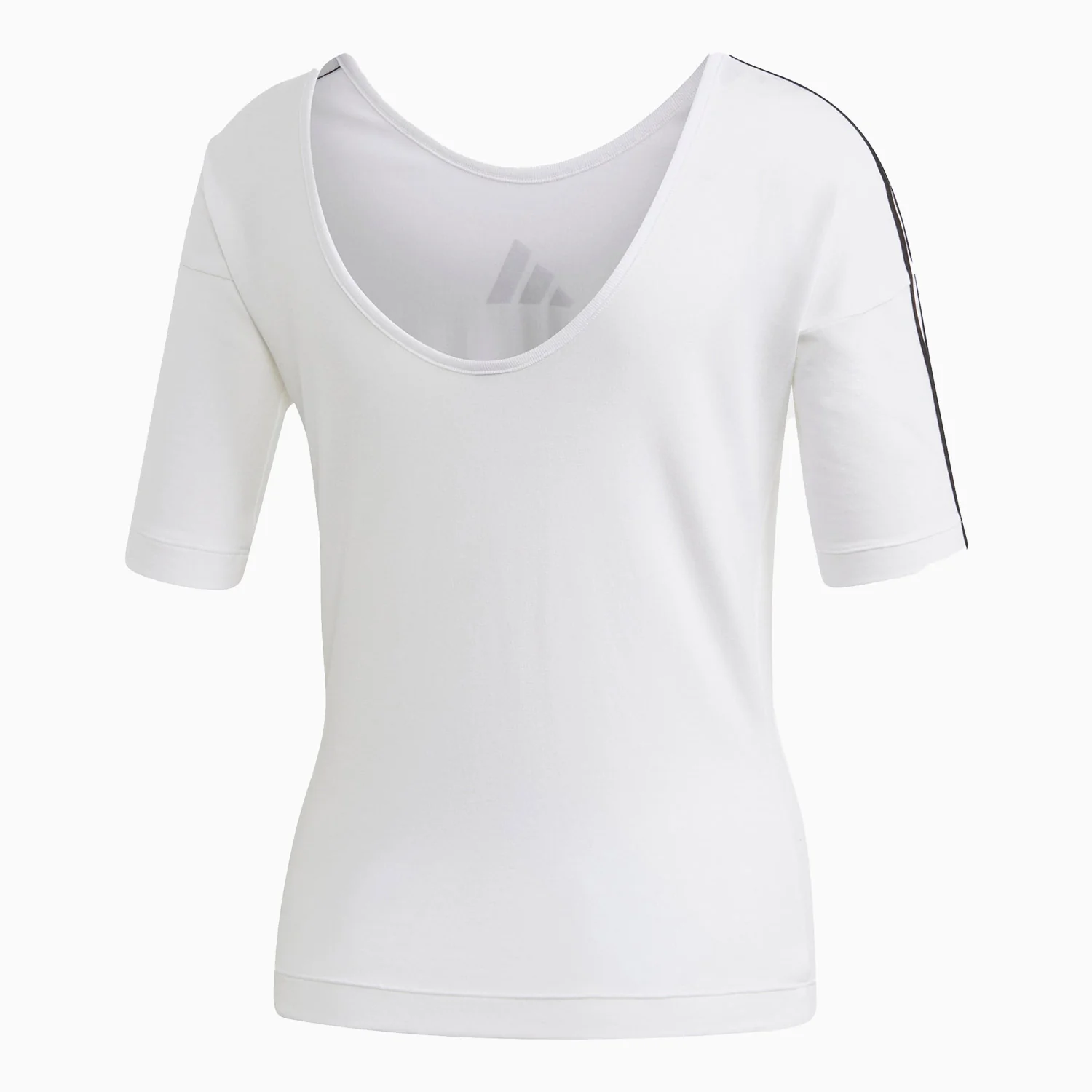 Women's Open Back 3-Stripes T Shirt - Image 3