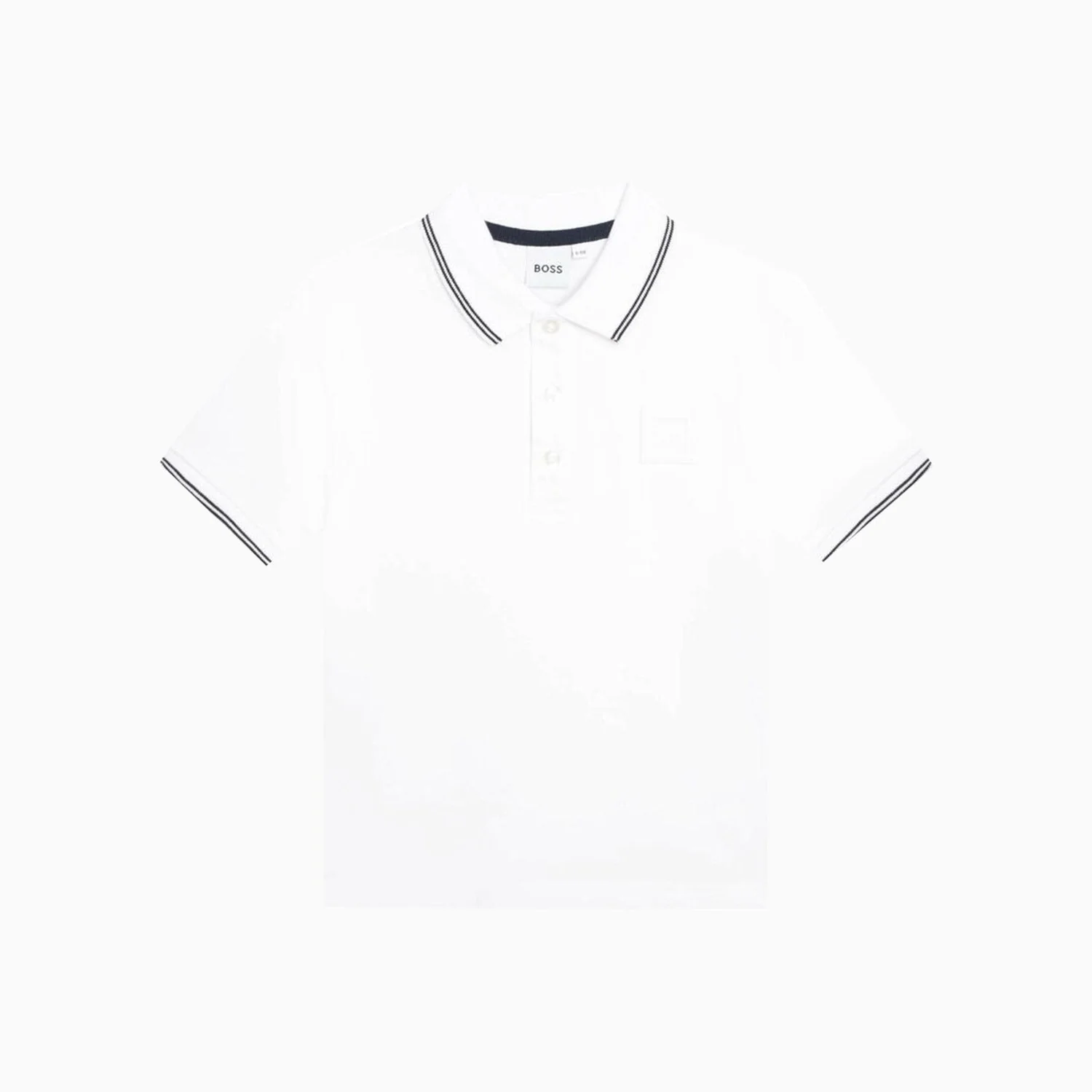 Kid's Pique Short Sleeve Polo Shirt - Image 3