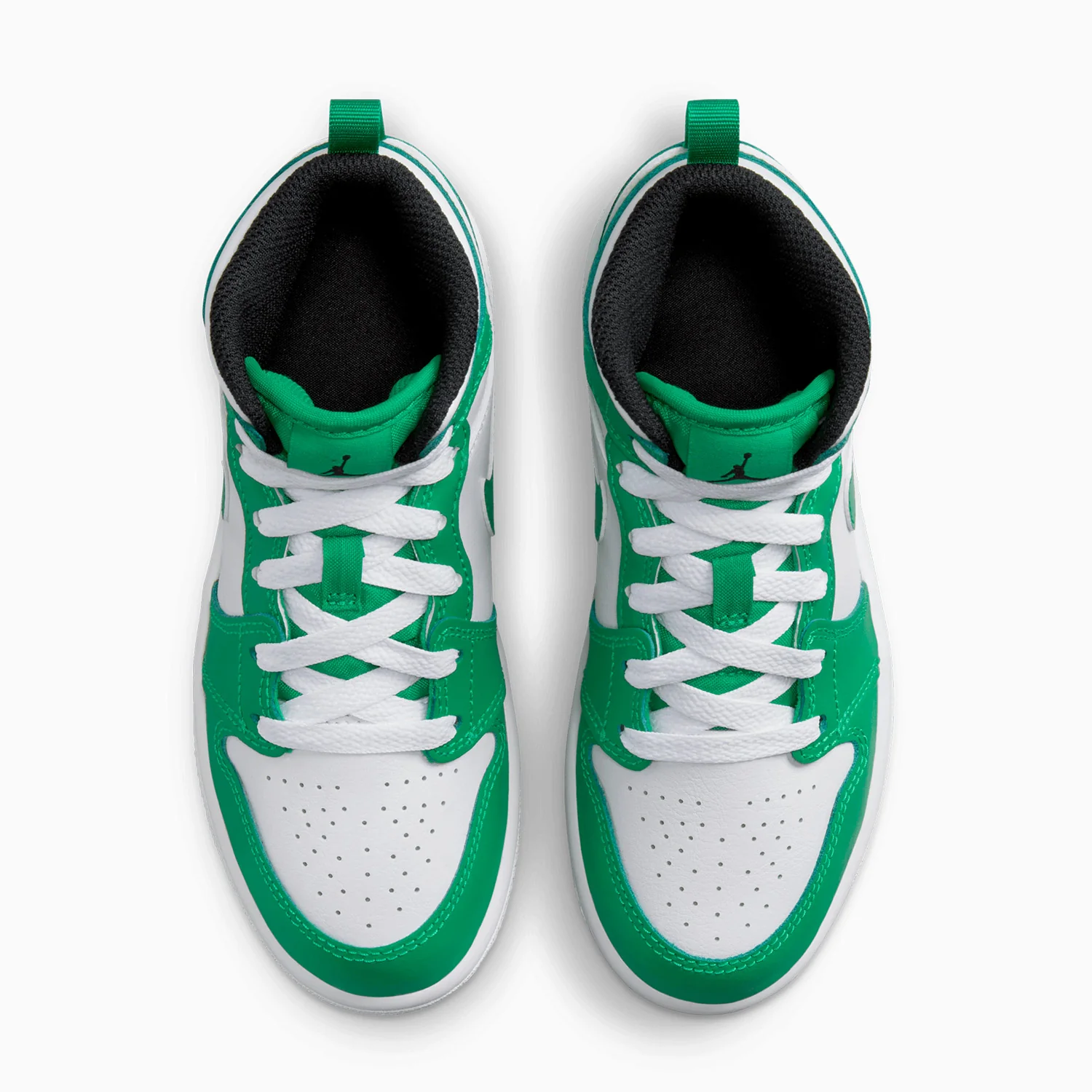 Kid's Air Jordan 1 Mid "Lucky Green" Pre School - Image 5