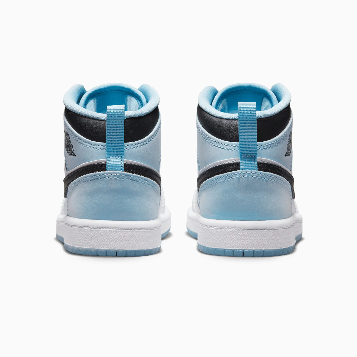 Kid's Air Jordan 1 Mid SE "Ice Blue" Pre School - Image 6