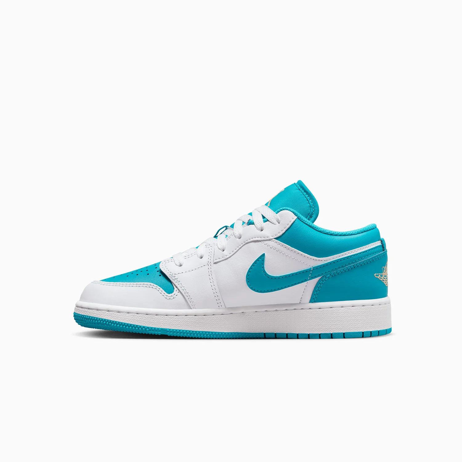 Kid's Air Jordan 1 Low "Aquatone" Grade School - Image 3