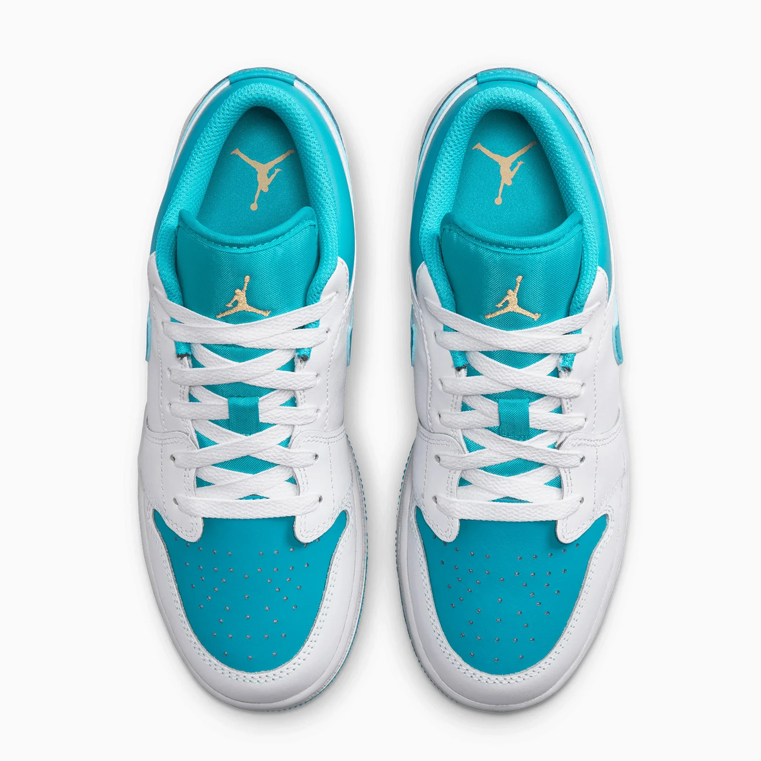 Kid's Air Jordan 1 Low "Aquatone" Grade School - Image 5