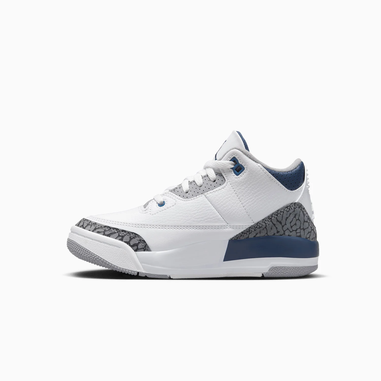 Kid's Air Jordan 3 Retro "Midnight Navy" Pre School - Image 4