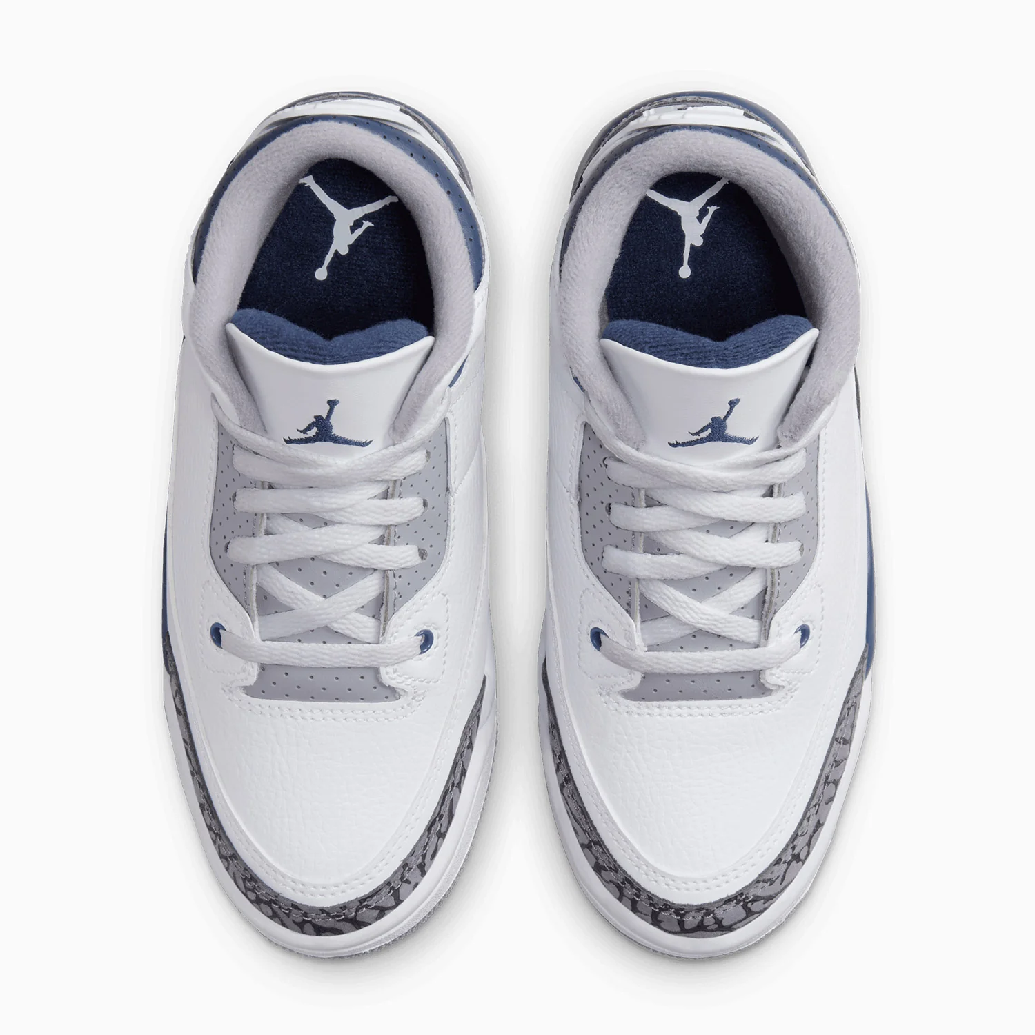 Kid's Air Jordan 3 Retro "Midnight Navy" Pre School - Image 5