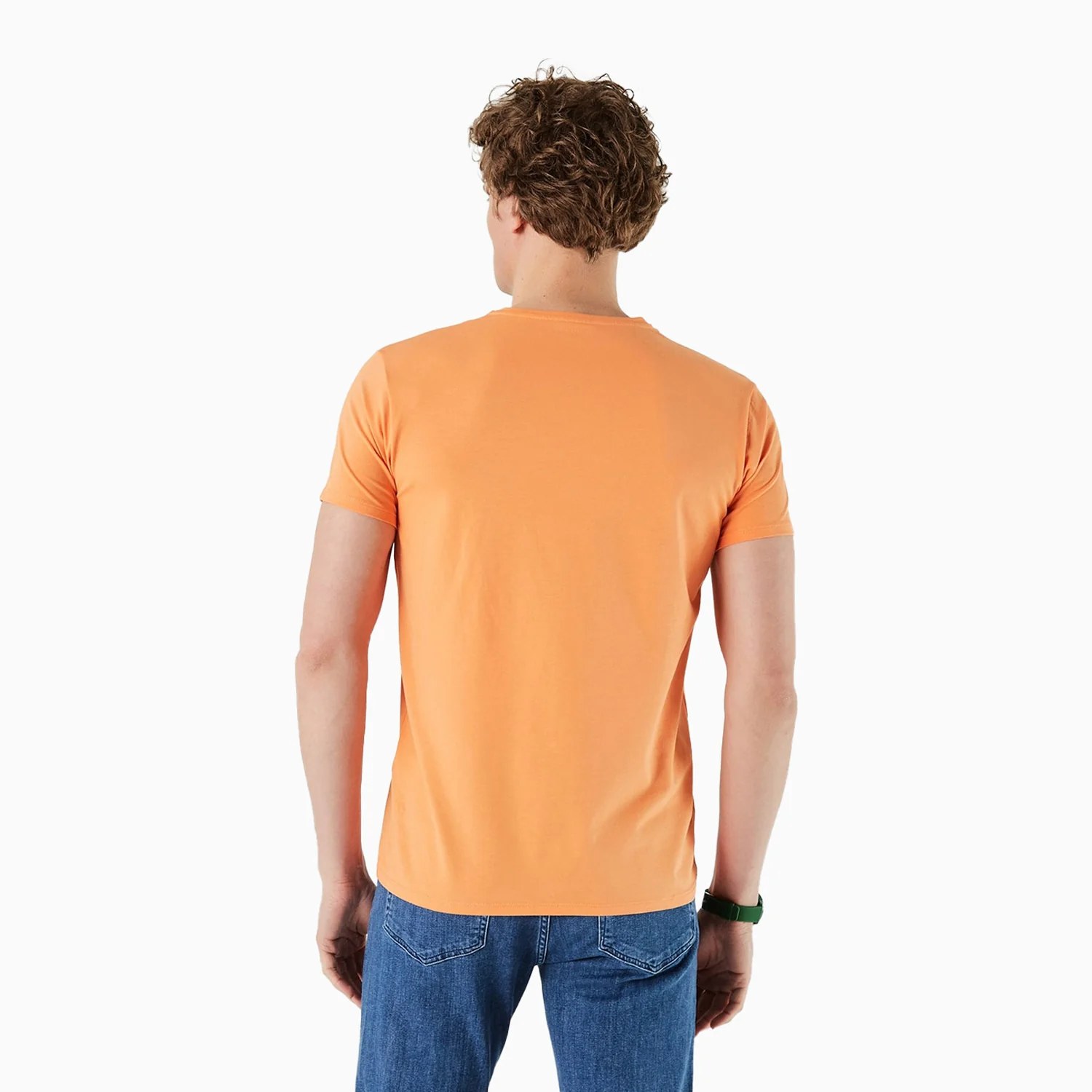 Men's V-Neck Pima Cotton Jersey T-Shirt - Image 3