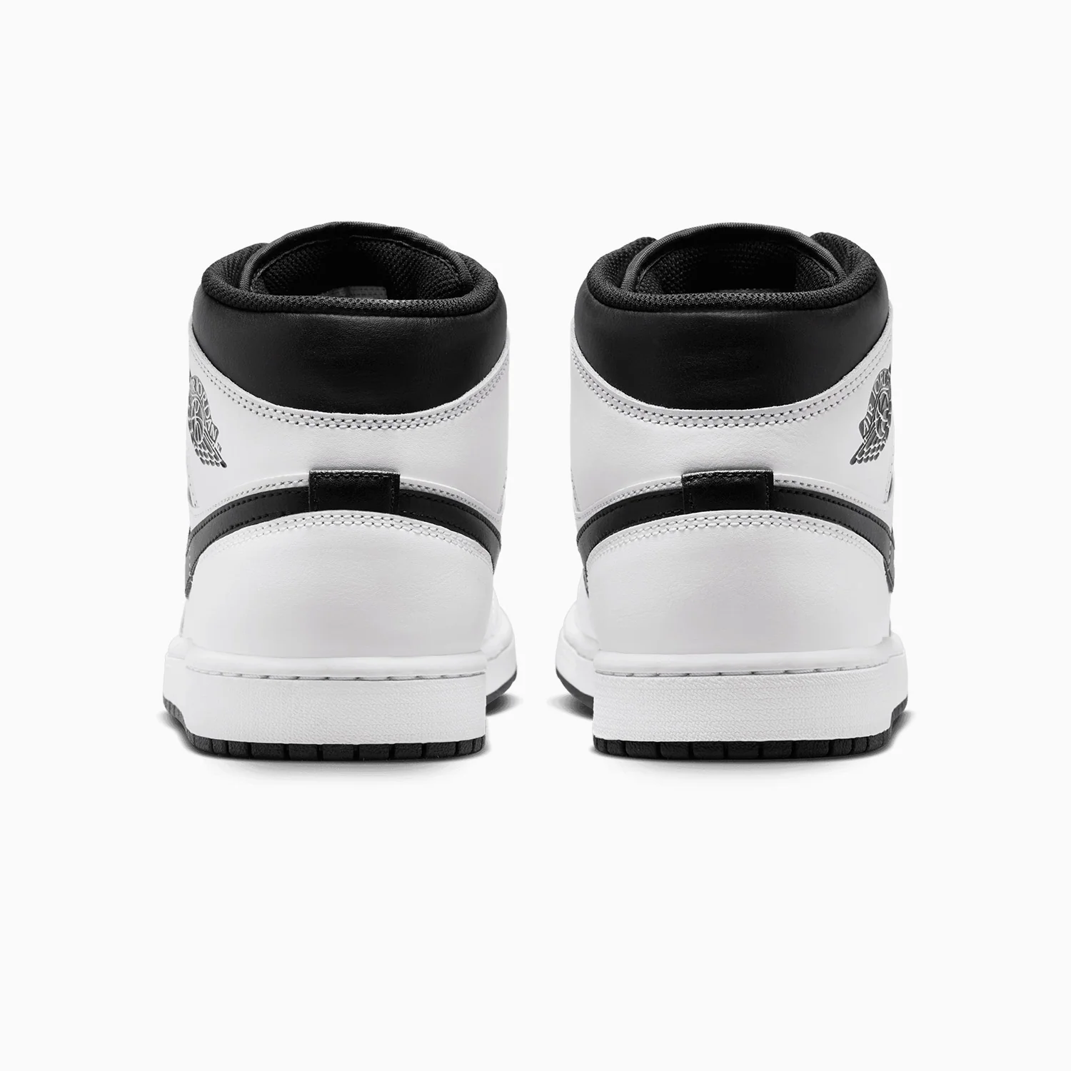 Men's Air Jordan 1 Mid "White Black" - Image 6