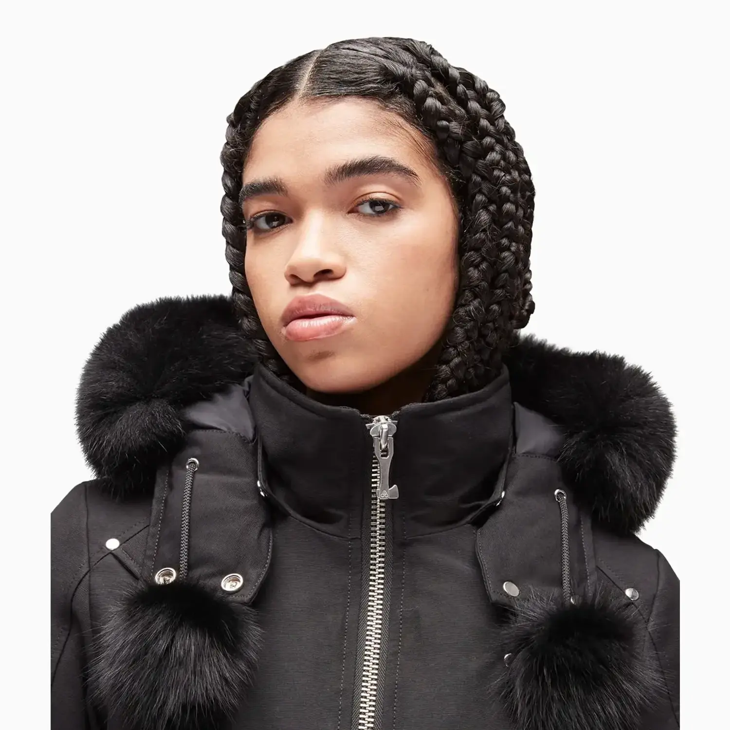 Women's Debbie Bomber Fur Jacket - Image 12