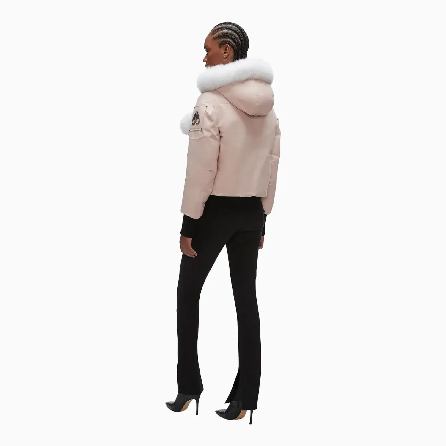 Women's Debbie Bomber Fur Jacket - Image 15