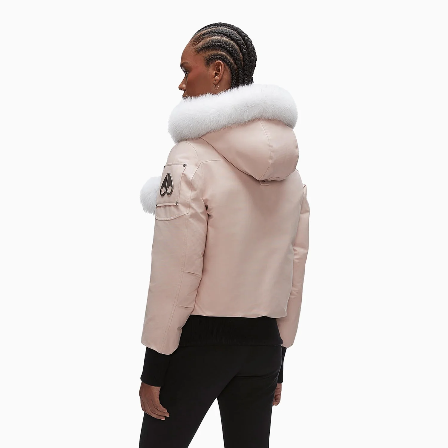 Women's Debbie Bomber Fur Jacket - Image 16
