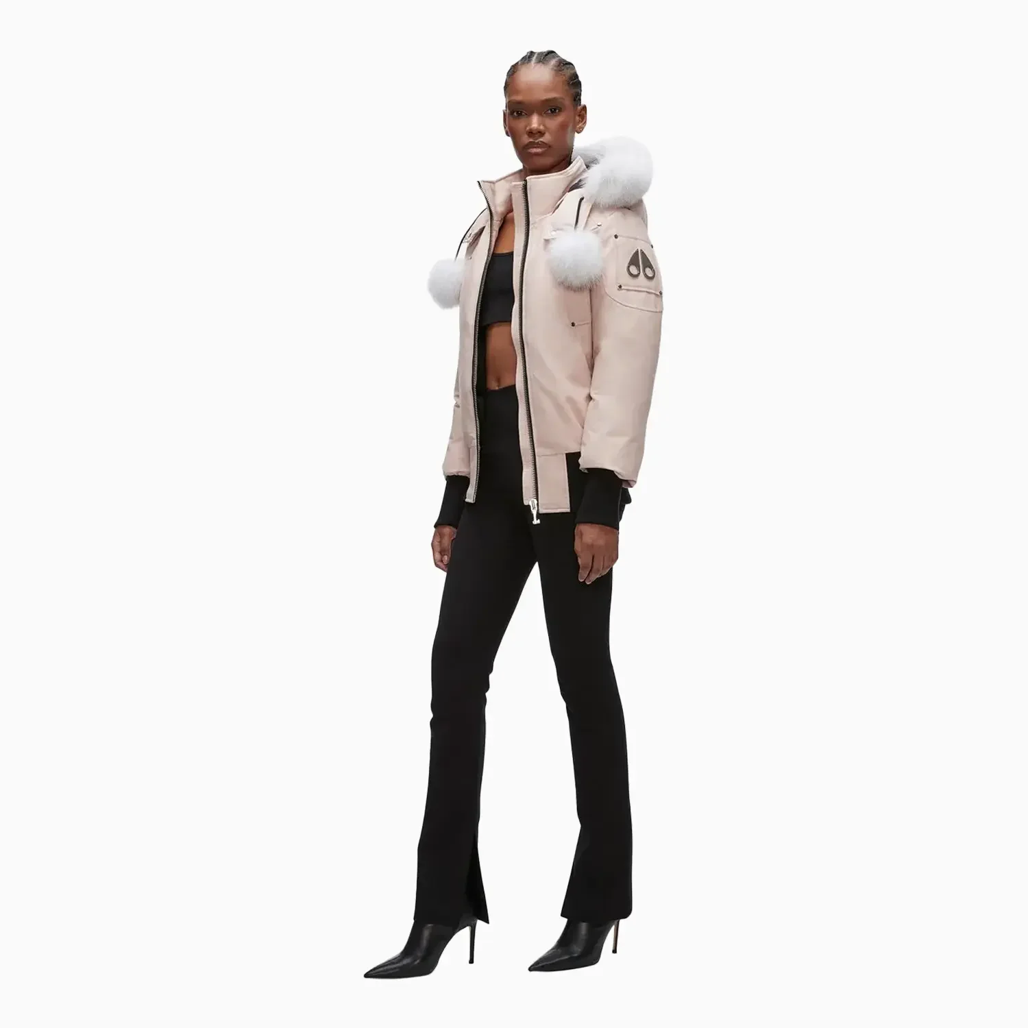 Women's Debbie Bomber Fur Jacket - Image 17